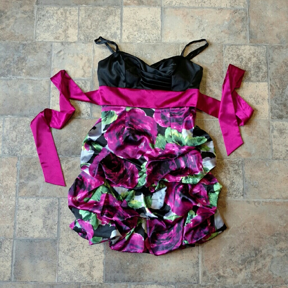 Rose mini dress plus size juniors